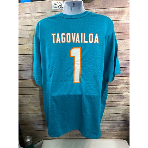 Tua Tagovailoa #1 Miami Dolphins Football Jersey Men’s Size 3XL NWT - Picture 2 of 9